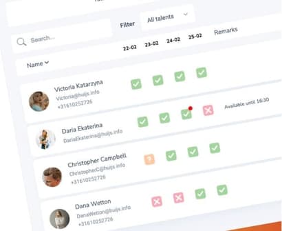 Casting database example